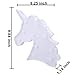 Jozocy Unicorn Night Light, Battery Operated LED Table Lamp Light for Kids'Room Decoration (RedUnicornHead)