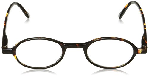 Peepers Unisex-Adult Study Hall 829125 Round Reading Glasses, Tortoise