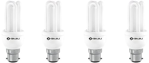 Bajaj Ecolux 3U CDL CFL - (8-Watt and Pack of 4)