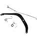 MagiDeal Motorcycle Rear Back Brake Foot Lever Pedal Rod Assy For Yamaha PW80 Black