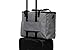 CoziPet Pet Travel Bag Tote for Dog or Cat with 2 Food Carriers and 2 Collapsible Bowls (Gray)