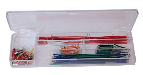 Tektrum Externally Powered Solderless 1660 Tie-Points Experiment Plug-in Breadboard with Aluminum Back Plate+ Pre-Formed Solid Jumper Wires for Proto Circuit/Arduino- Build Circuit Without Soldering - Thumbnail 4