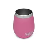 YETI Rambler 10 oz Stainless Steel Vacuum Insulated Wine Tumbler, Harbor Pink