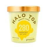 Halo Top, Lemon Cake Ice Cream, Pint (4 Count)
