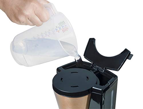 Bestron Filter-Kaffeemaschine für 8 Tassen Kaffee, Kaffeemaschine mit 1 Liter Thermokanne, inkl. Permanent-Filter… – Bild 5