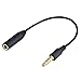 Generic Stereo Headset Extended Adapter for Apple iPhone 3G, 3GS, 3.5mm - Black
