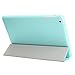 BESDATA Smart Cover,Case for ipad Ultra Thin Magnetic Smart Cover (Wake/Sleep Function) & Clear Back Case for iPad Mini 2 / Mini 3 + Screen Protector + Cleaning Cloth + Stylus