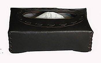 The Africa House Leather Tissue Box Cover