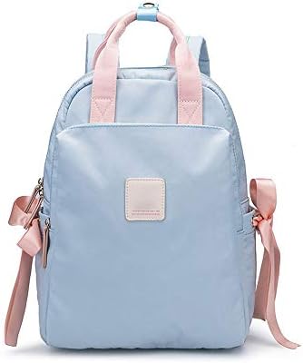 DJSkd Travel Large-capacity Backpack Korean Version Of The Simple Casual Small Backpack Tide Bag Shoulder Bag Female (color : Blue)