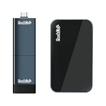 PeakDo Zero Latency Wireless HDMI Transmitter and Receiver Kit, Wireless HDMI Extender Support 1080P@60Hz for Streaming Video/Audio from Laptop, PC, Smartphone to HDTV/Projector, Plug-n-Play