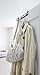 YAMAZAKI home Smart Wide Over the Door Rack, Black