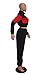 Bluewolfsea Women's Letter Print 2 Piece Outfit Colorblock Windbreaker Jacket Crop Top and Long Pants Set