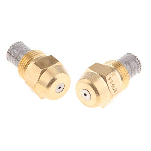 B Blesiya 2pcs Brass Fuel Oil Nozzle Fits for Oil Fired Furnaces, Boilers, Water Heater, Durable Replacement Parts 1.2 & 1.5mm - Thumbnail 5