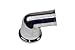 A-Team Performance 15° Swivel Polished Water Neck Thermostat Housing Compatible With Chevrolet SBC BBC Small Block Big Block Chevy 283 302 305 327 350 383 396 427 454 502 Silver