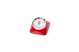 Fox Run 4271 Magnetic Square Retro Timer, 55-Minute, Red