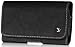 Motorola Droid RAZR MAXX HD Genuine Bold Leather Case Pouch Metal Clip With Belt Loop Hidden Magnetic Closure Black