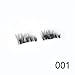 Magnetic False Eyelashes,Elevin(TM)Women Girls Ladies Fashion NEW Ultra-thin 0.2mm Magnetic Eye Lashes 3D Reusable False Magnet Eyelashes Extension Make Up (Black)