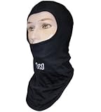 K1 Race Gear 701430 Black Cotton Full Face Head Socks - Balaclava