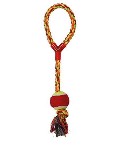croci Cotton Bone Handle with Tennis Ball 43 x 6 cm