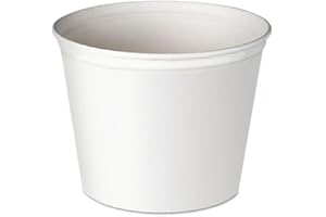 Tabletop king 10 lb. White Disposable Paper Ice Bucket - 25/Pack