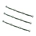 IronBuddy 10Pcs Trellis Connectors Stake Arms for Tomato Cage 12 Inch Adjustable Plastic Plant Stake Connectors Rod,11mm Caliber, 4 Buckle (Style 1)