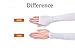 UV Protection Cooler Arm Cooling Sleeves Compression Fit Hand Cover Arm sunscreen (Gray, Adults)