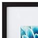 Snap 11x14 Black Wall Picture Frame with Single White Mat for 8x10 Image