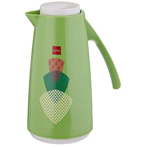 Cello Nebula Plastic Flask, 600ml, Green