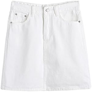 Women Jeans High Waist Bodycon A Line Denim Skirt