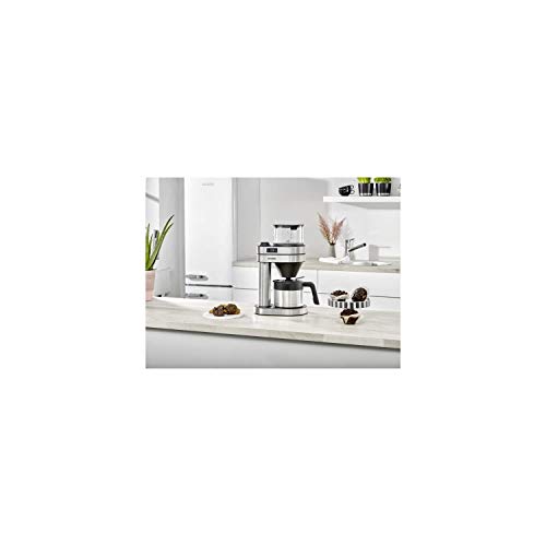 SEVERIN Filterkaffeemaschine "Caprice" mit Thermokanne, wie von Hand aufgebrüht, Kaffeebereiter für bis zu 8 Tassen, Kaffeemaschine mit Timer, 1l, Edelstahl-gebürstet/schwarz, KA 5761 – Bild 6