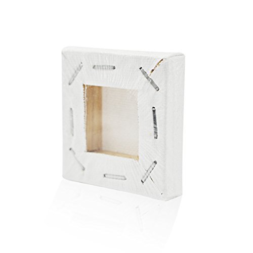 eZAKKA 3x3inches Mini Canvas Panels, 12-Pack Painting Craft Canvas, Stretched Canvas panel for Painting, Craft Drawing and Party Decor - Thumbnail 6