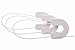 Dreambaby Flexi Loop Lock, White, 3 Pack