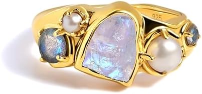 Amazon.com: Swarovski Chroma ring, Octagon cut, Multicolored, Gold