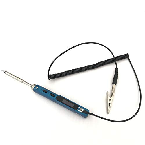 UY CHAN Upgraded Original TS100 Digital OLED Programmable Pocket-size Portable Soldering Iron Station Kit for Field Repair (Blue with B2 Tip) - Thumbnail 7