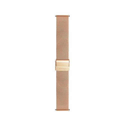 WITHINGS - Wear-resistant Milanese Stainless Steel Strap for ScanWatch, Steel HR, HR Sport, Move ECG and Move, Grey