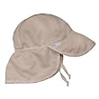 i play Solid Flap Sun Protection Hat - Khaki-6-18 Months