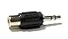 3.5mm (1/8 Inch) TRS Stereo Male to Mono RCA Female Adapter Jack Connector