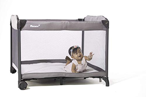 3 JOOVY+Room2+Portable+Playard+Charcoal
