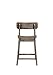 Boraam Torino Counter Height Stool, 24-Inch, Barnwood Wire-Brush