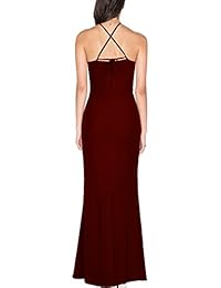 Mmondschein - Vestido largo para mujer, estilo vintage, para dama de honor, vestido de noche