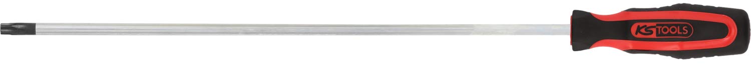 KS Tools 159.1263 ERGOTORQUEplus Screwdriver, Torx, T27, Long