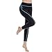 GoldFin Womens Wetsuit Pants, 2mm Surfing Leggings Keep Warm for Diving Swimming Snorkeling Scuba in Cold Water, SS004(Black/Blue, XL)