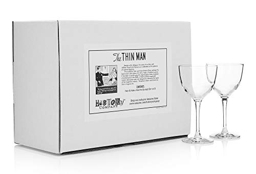 Nick & Nora Martini Glasses (Gift Box of 2)