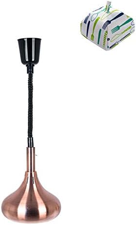 Retractable 60-180cm Food Warmer Lamp Heat 250W Commercial Buffet with Light Bulb
