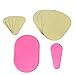 edealing 1SET Smooth Legs Skin Pad Arm Face Upper Lip Hair Removal Remover Set Exfoliator Away