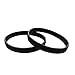 ECYC Solid Color Elastic Bracelet Shirt Sleeve Holders Elasticated Metal Armbands