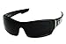 Locs Men's Rectangular Hardcore Wrap 63mm Sunglasses