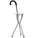 Outdoor Travel Folding Stool Chair Portable Tripod Cane Walking Stick Seat Camping Hiking [US Warehouse] by ShopIdea