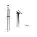 Cafurty 2 PCS Pocket Toothpick Holder Waterproof Aluminium Alloy Toothpick Box Metal Pill Case with Key Ring (2 Sizes)
