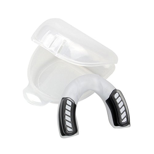 SWQ Sports Mouth Guard Gum Shield Mouth Guard Boil Bite Mouthguard All Sport Boxing Martial Mouth Guard - Thumbnail 5